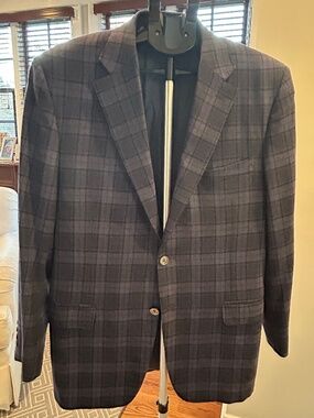 Men’s Canali Navy Sportcoat 42R - Cashmere & Wool